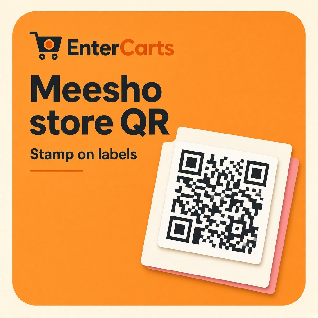 Meesho store QR preview